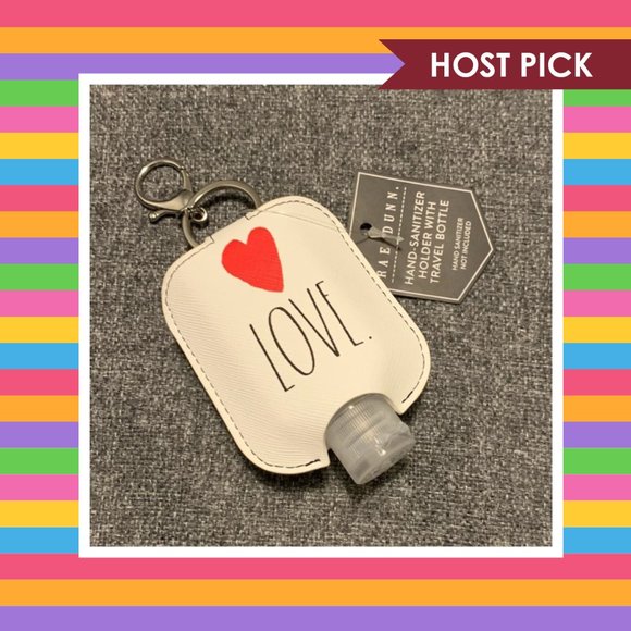 Rae Dunn Accessories - Rae Dunn Hand Sanitizer Holder & Travel Bottle